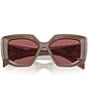 Color:Opal Loden - Image 5 - Women's PR14ZS 50mm Cat Eye Sunglasses