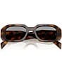 Prada Women's PR17WSF 51mm Rectangle Sunglasses, Color:Juniper Tortoise - Image 5
