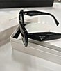 Prada Women's PR19ZS 55mm Cat Eye Sunglasses, Color:Black - Image 5