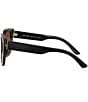 Color:Havana - Image 3 - Women's PR24XS 52mm Brown Cat Eye Sunglasses