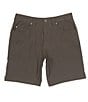 Color:Dark Iron - Image 1 - Brion Performance Stretch 9#double; Inseam Shorts