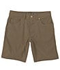 Color:Mud - Image 1 - Brion Performance Stretch 9#double; Inseam Shorts