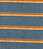 Color:High Tide - Image 4 - Cozy Up Crew Neck Short Cuff Sleeve Jersey Knit Hemp Stripe T-Shirt