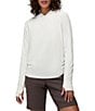 prAna Eileen Jersey Mesh Cinch Side Hoodie Pullover Top - Image 4