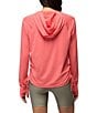 prAna Eileen Jersey Mesh Cinch Side Hoodie Pullover Top - Image 2
