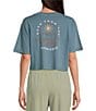 Color:High Tide - Image 2 - Everyday VW Jersey Knit High Tide Graphic Print Crew Neck Drop Shoulder Short Sleeve Relaxed Fit Crop Top