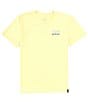 Color:Maize Heather - Image 2 - Graphic Short Sleeve Graphic Logo T-Shirt