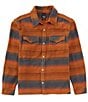 prAna PrAna Happy Camp Flannel Long Sleeve Woven Shirt, Color:Sepia - Image 1