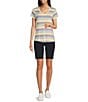 Color:Black - Image 3 - Koen Flat Front Knit Jersey Pull-On Shorts