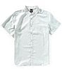 prAna Lindores Short-Sleeve Woven Shirt, Color:Saltwater - Image 1
