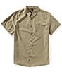 prAna Lindores Short-Sleeve Woven Shirt, Color:Retro Olive - Image 1