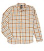 Color:Sandbar - Image 1 - Los Feliz Flannel Long-Sleeve Organic Materials Woven Shirt