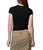 prAna Lotus Soft Stretch Banded Crew Neck Short Sleeve Fitted Tee - Image 2