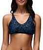 prAna Mallorca Reversible Print V-Neck Bralette Swim Top - Image 1