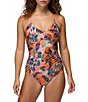 prAna Reef Break Tie Back V-Neck One Piece Swimsuit - Image 1