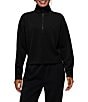 prAna Shea Soft Double Knit Mock Neck Half Zip Pullover - Image 1