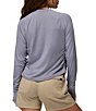 prAna Sol Searcher Stretch Jersey Knit Long Sleeve Crew Neck Cropped Top - Image 5