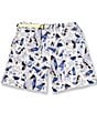 prAna Stretch Zion Printed Pull-On 7#double; Inseam Shorts - Image 1