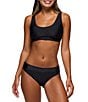 prAna Summer Wave Solid Wide Soft Waist Hipster Swim Bottom - Image 3