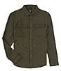Color:Evergreen - Image 1 - Westbrook Flannel Long-Sleeve Recycled Materials Woven Shirt