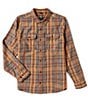 Color:Spiced - Image 1 - Westbrook Flannel Long-Sleeve Recycled Materials Woven Shirt