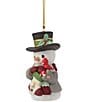 Precious Moments 17th Annual Snowman With Tree Hanging Ornament - Image 3