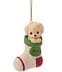 Precious Moments Paw-fectly Cozy Dog Dated 2026 Hanging Ornament - Image 1