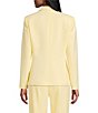 Preston & York Alyssa Notch Lapel Long Sleeve One Button Crepe Blazer - Image 3
