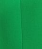 Preston & York Alyssa Notch Lapel Long Sleeve One Button Crepe Blazer, Color:Clover - Image 5