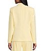 Preston & York Alyssa Notch Lapel Long Sleeve One Button Crepe Blazer - Image 2