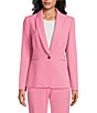 Preston & York Alyssa Notch Lapel Long Sleeve One Button Crepe Blazer - Image 2