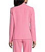 Preston & York Alyssa Notch Lapel Long Sleeve One Button Crepe Blazer - Image 3