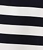 Color:Navy Stripe - Image 3 - Belinda Caftan Scoop Neck Dress
