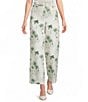 Preston & York Cassia Printed Stretch Linen Wide Leg Pants - Image 1