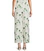 Preston & York Cassia Printed Stretch Linen Wide Leg Pants - Image 2