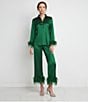 Preston & York Coordinating Trudie Feather Stretch Taffeta Pants, Color:Evergreen - Image 5