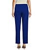 Preston & York Corey Stretch Crepe Ankle Pants, Color:Cobalt - Image 2