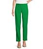 Preston & York Corey Stretch Crepe Ankle Pants, Color:Clover - Image 1