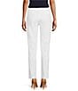 Preston & York Corey Stretch Crepe Ankle Pants, Color:True White - Image 2