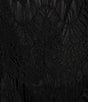 Color:Black - Image 3 - Felicia Lace Short Sleeve Crew Neck Knee Length Sheath Dress