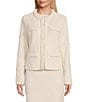Color:Cream - Image 4 - Frances Knit Tweed Coordinating Jacket