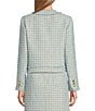 Preston & York Gerri Tweed Long Sleeve Button Front Coordinating Jacket, Color:Mist Tweed - Image 2