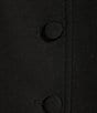 Color:Black - Image 5 - Harlow Point Collar Ponte Jacket