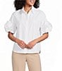 Preston & York Karris Collar Short Sleeve Blouse - Image 1
