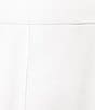 Color:True White - Image 3 - Leslie Lace Round Neck Crepe Jumpsuit