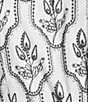 Preston & York Lisa Embroidered Round Neckline Short Sleeve Midi Dress, Color:Floral/Paisley - Image 3