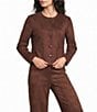 Preston & York Long Sleeve Leighton Suede Jacket - Image 1