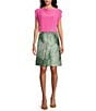 Preston & York Nora Flutter Sleeve Cowl Neck Top, Color:Azalea - Image 3