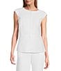 Preston & York Pamela Crepe Round Neckline Cap Sleeve Vest - Image 1