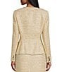 Preston & York Quinn Round Neckline Long Sleeve Tinsel Tweed Jacket - Image 2